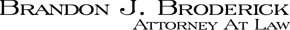 Brandon J. Broderick, Personal Injury Attorney at Law logo