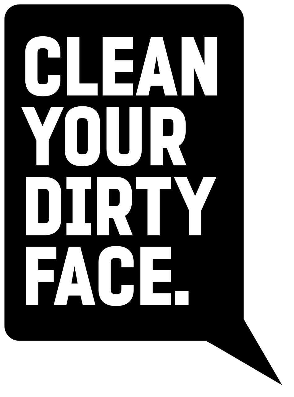 Clean Your Dirty Face logo