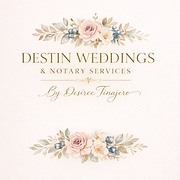 Destin Weddings & More - Officiant/Planner (Bilingual) logo