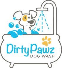 Dirty Pawz Self-Serve Dog Wash logo