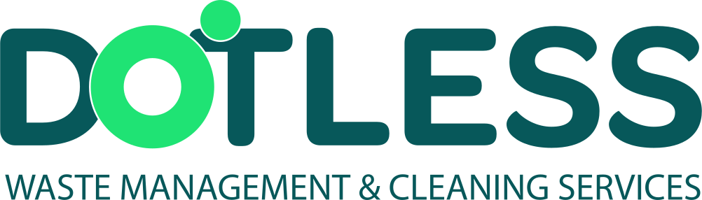 Dotless waste management service logo