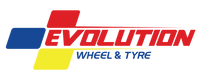 EVOLUTION WHEEL AND TYRE location km logo