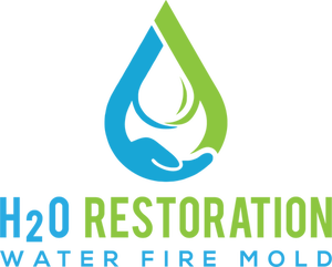 H2O Water Damage Restoration logo
