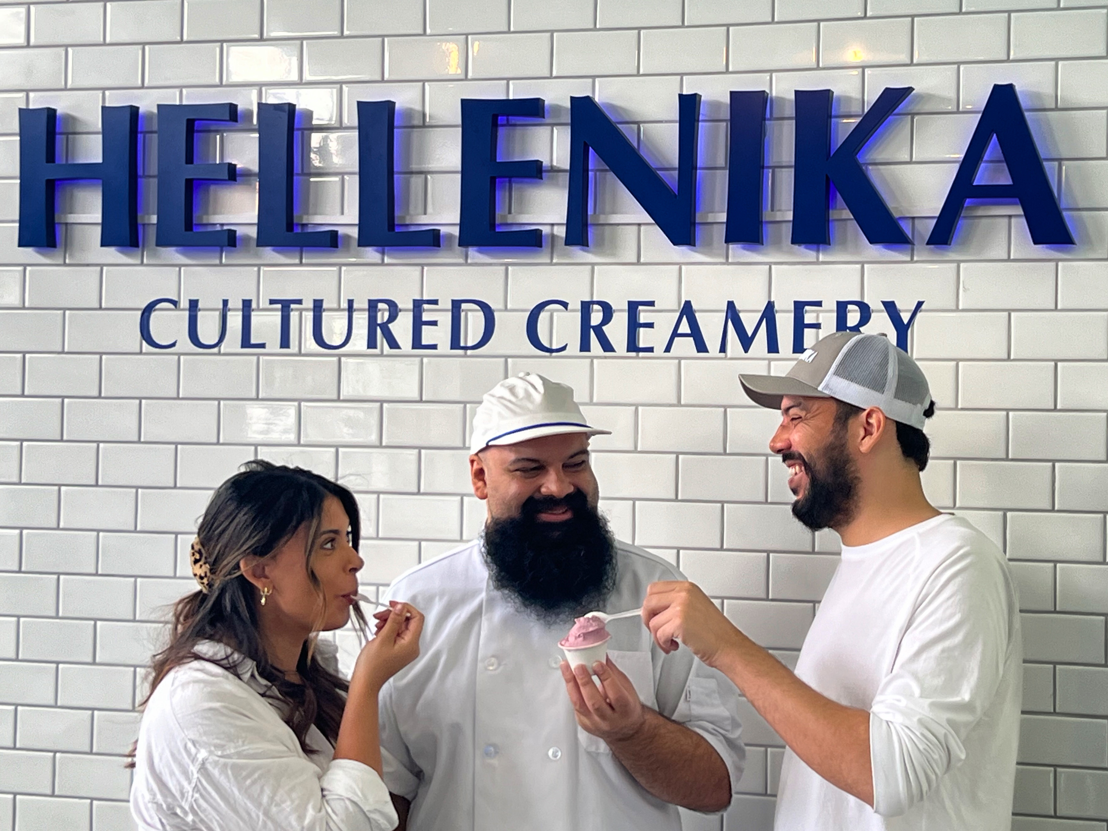 Hellenika Cultured Creamery logo