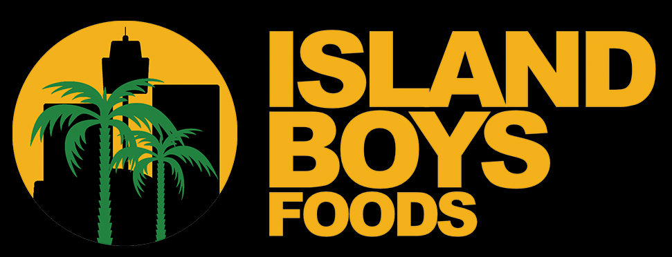 Island Boys Food Jamaican restaurant We open when the factory has show logo