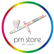 pmstore: 噴筆,氣泵,顏料,模型工具 logo