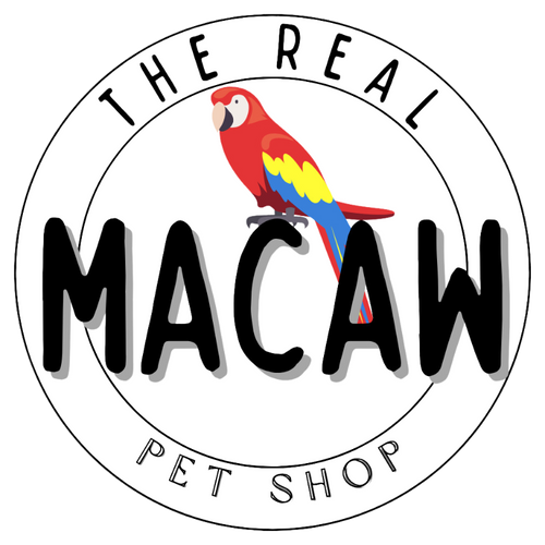 The Real Macaw Pet Shop logo