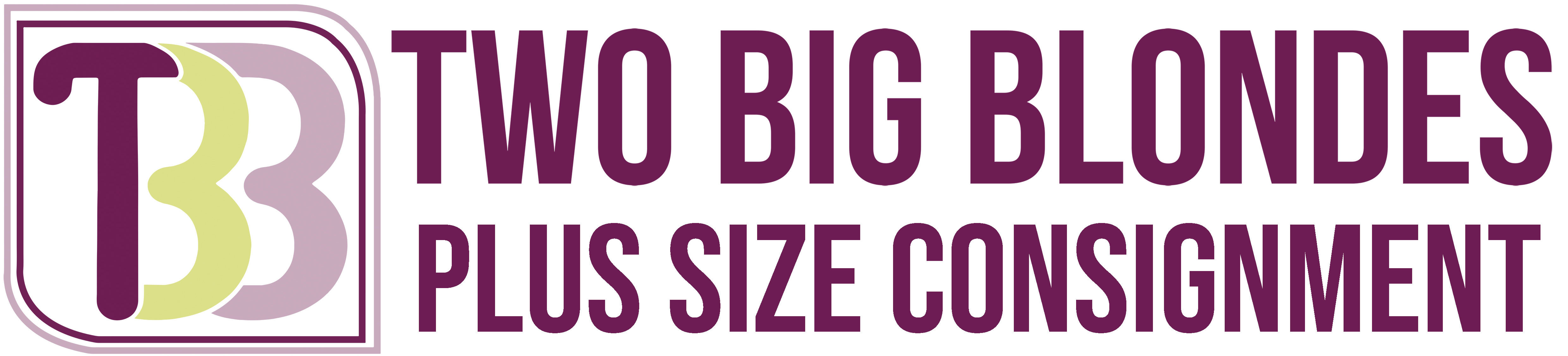 Two Big Blondes Plus Size Consignment logo