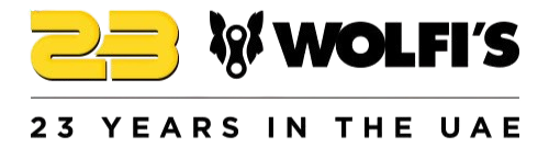 Wolfi's Abu Dhabi logo